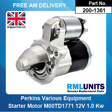 Starter motor for perkins - starter,