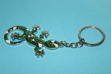 Green Lizard keyring 