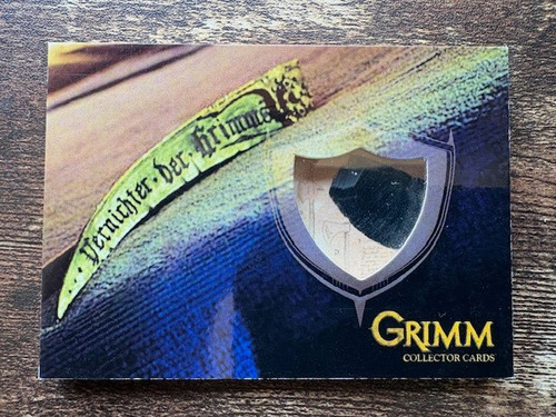 Grimm prop costume card - card, scythe