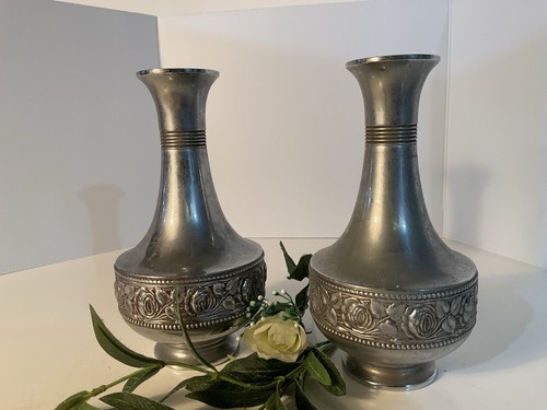 Vintage solid brass - brass, urns