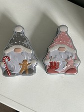 2x Empty Xmas Tins