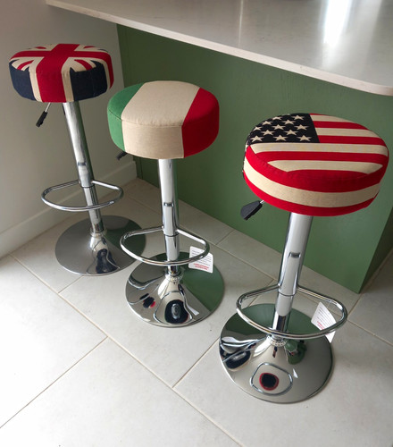 Set retro chrome - chrome, swivel