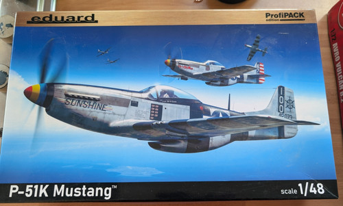 Scale p51 mustang - 1/48, eduard