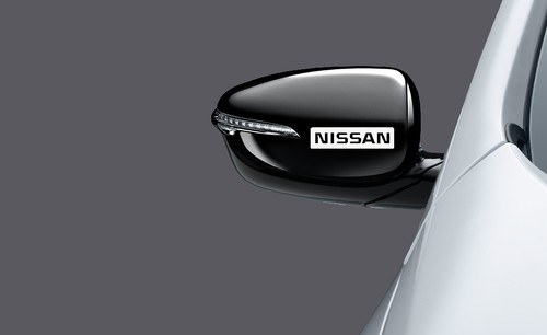 Nissan wing mirror - wing, vinyl