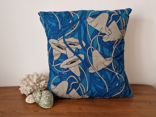Handmade blue grey water - &,