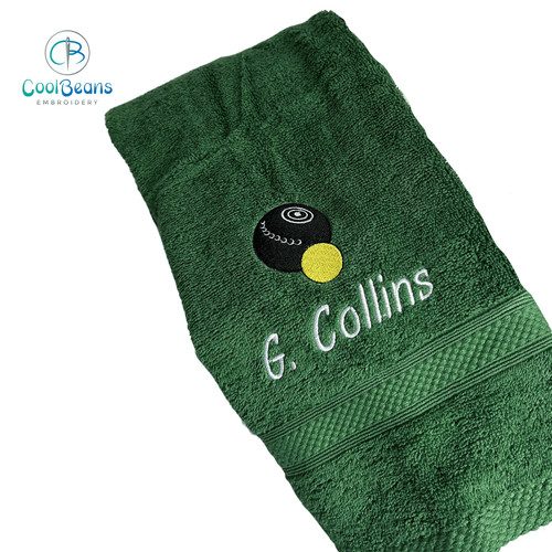 Bowls sports towel - bowls,