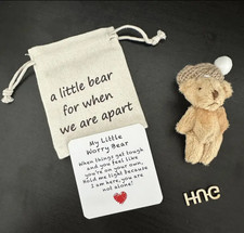 Little Pocket Bear Hug Mini  Worry Bear Child’s Anxiety Back to School Gift