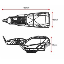 Black Metal Welding Roll Cage
