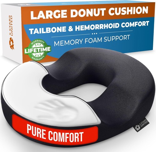 Stars united donut cushion - united,