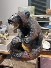 LARGE VINTAGE JAPANESE CARVED