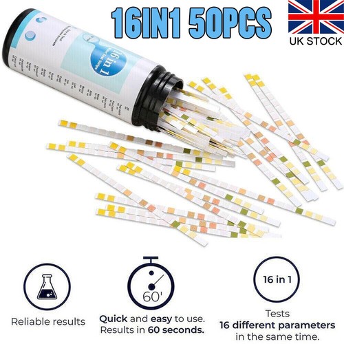 Tap water test strips - 16-in-1,