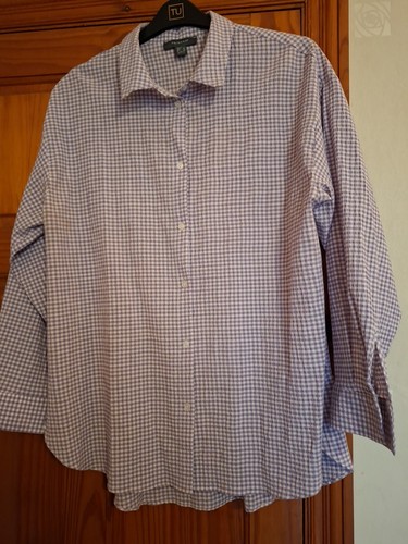 Ladies size purple checked - size,