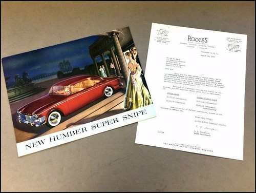 1962 humber super snipe big - humber,