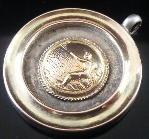 Sterling silver gold - gold, pocket
