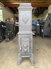 Biørn 11A Cast Iron Wood Burning Stove Matt Black 5” Rear Flue Exit