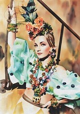 Carmen Miranda Watercolour