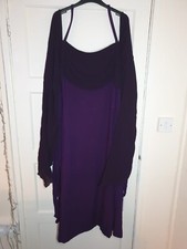 Holy Clothing Purple Halter Neck Dress size 4x