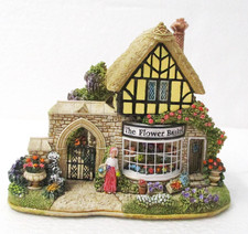 Lilliput Lane The Flower Basket, Dunster, Somerset +Orig Box and Deeds - England