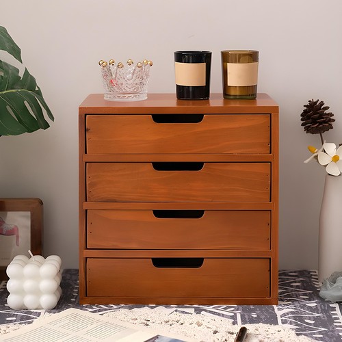 Wooden chest drawers vintage - wooden, 4