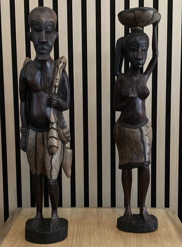 Vintage pair african hand - african,