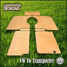 VW T6 / T6.1 Transporter (2015 - Onward) LWB Campervan 3.6mm Ply Lining Kit