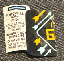 McDonalds Monoply Sticker 2025