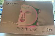 Omnilux Clear LED Light Therapy Mask Medical Grade Anti-Acne Device for Face