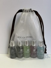 Set of 5 Molton Brown Bath & Shower Gel 30ml Mixed Scents + Gift Bag