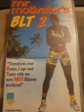 VHS Tape 1995 Mr Motivator BLT 2 Vintage Exercise Video