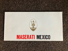 MASERATI MEXICO BROCHURE 1969