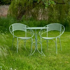 Green shabby chic bistro - green, set