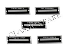 Body Tag ID Plate Number