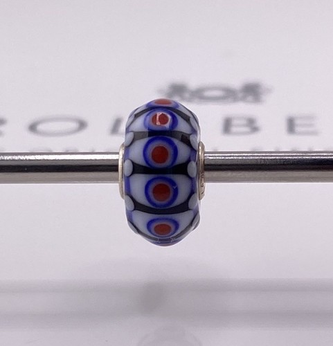 Trollbeads unique red - red, white