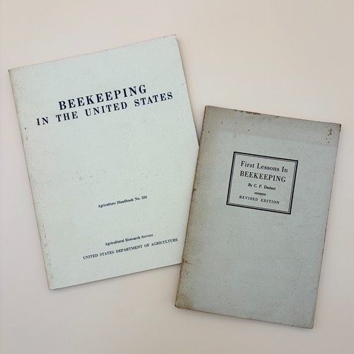 Beekeeping books lot usda - books,