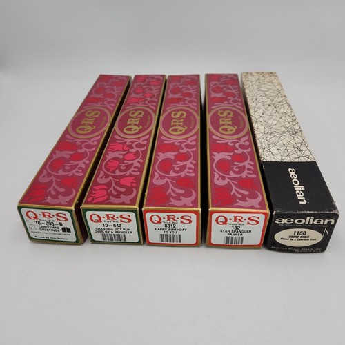 Player piano music rolls - piano,