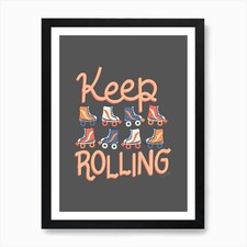 Keep Rolling On Retro Roller