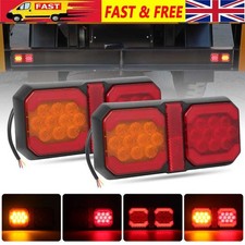 2x 8" LED REAR TAIL LIGHTS