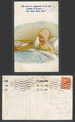Tempest 1919 old postcard - 1919,