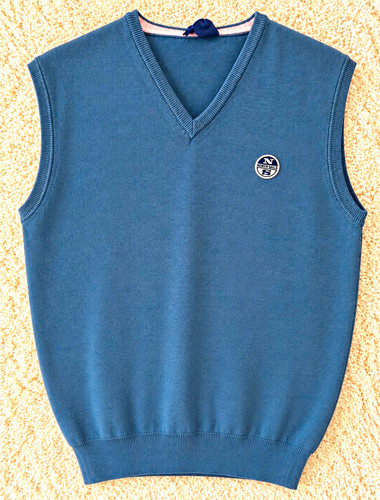 North sails blue cotton knit - sails,