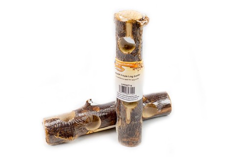 Chubby natural wooden hole - natural, 4