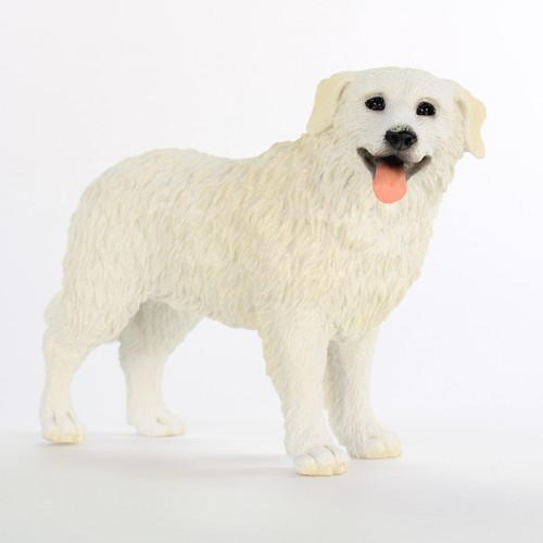Kuvasz figurine hand painted - kuvasz,