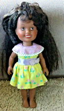 Vintage Playskool Hasbro Hair Growing Dolly Surprise African American Doll 1989