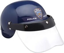 Dress Up America Police Helmet with Visor - Kids Cop Hat - Role Play Hat For Kid