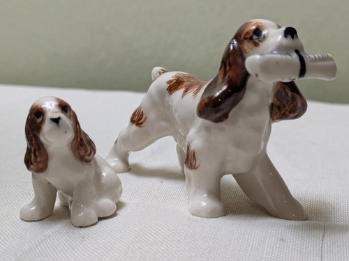 Vintage cocker spaniel with - vintage,