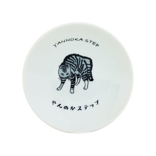 Japanese cat life mini plate - cat,