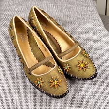 J. Jill Olive Green Gold