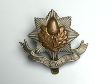 Cheshire Regiment - Bi metal Cap Badge