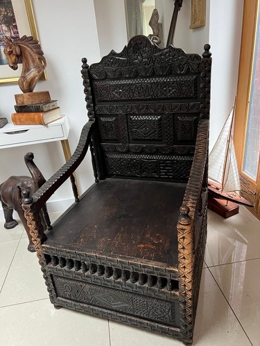 Large antique carved - antique,