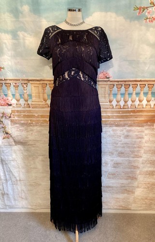 Evening dress navy blue - navy,