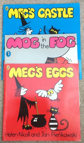 Meg and mog books - and,